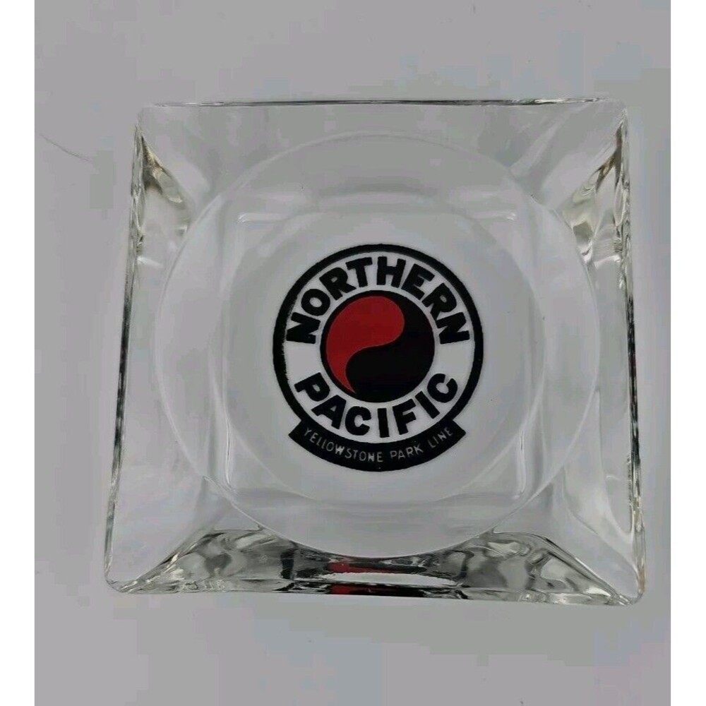 VTG Northern Pacific Yellowstone Park Line Ashtray